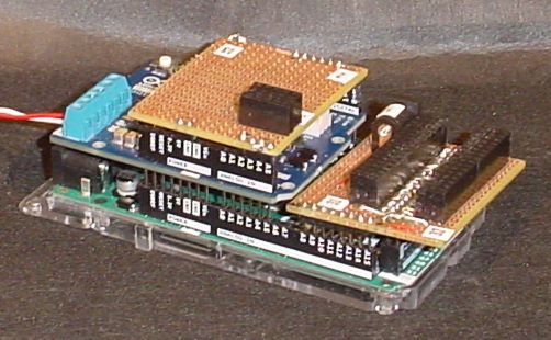 Assembled Arduino/Motor Shield &amp; custom boards