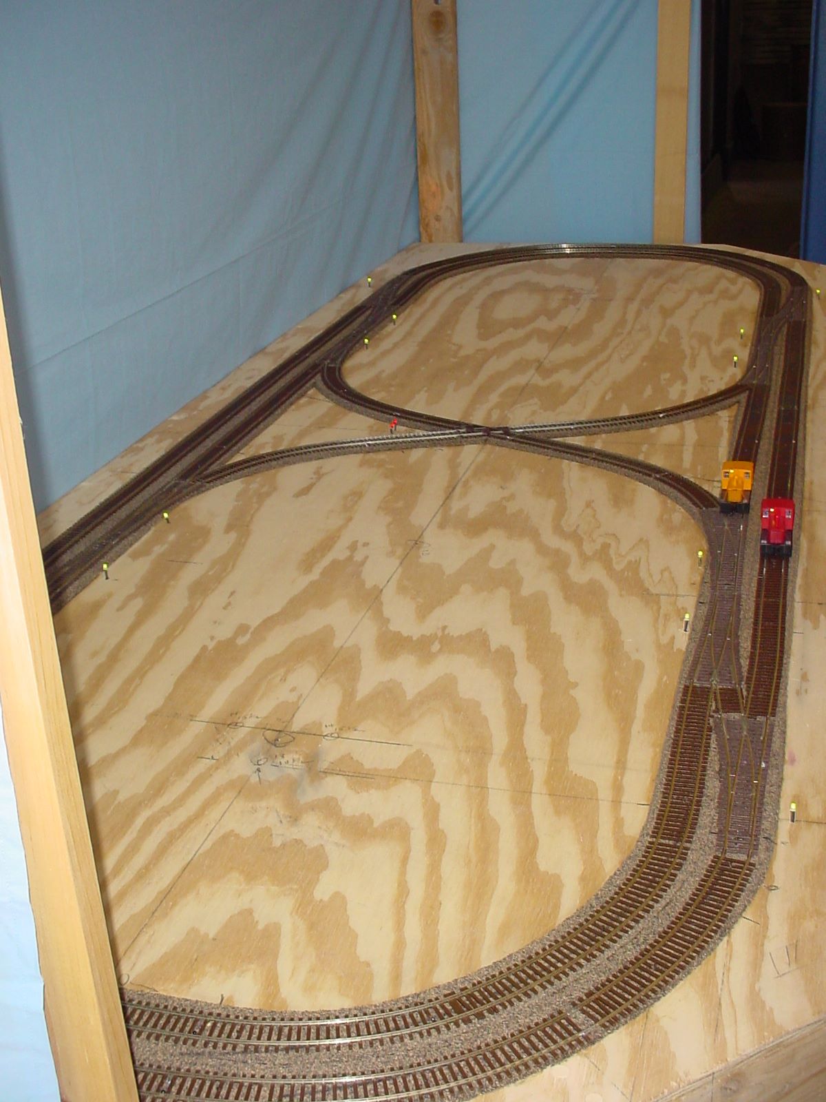 Train Base with cork base and track